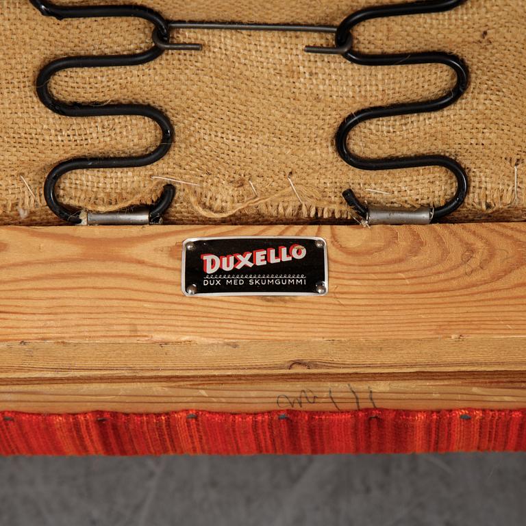 A set of three easy chairs, Duxello, Dux, 1960's.