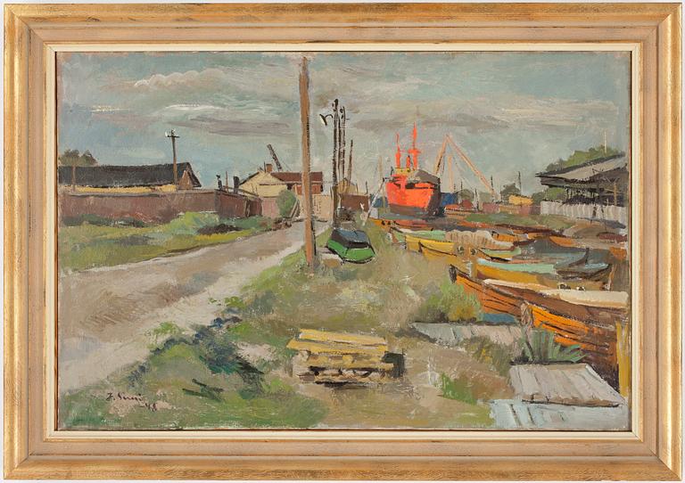 JUHO SUNI, olja på duk, signerad och daterad -48.