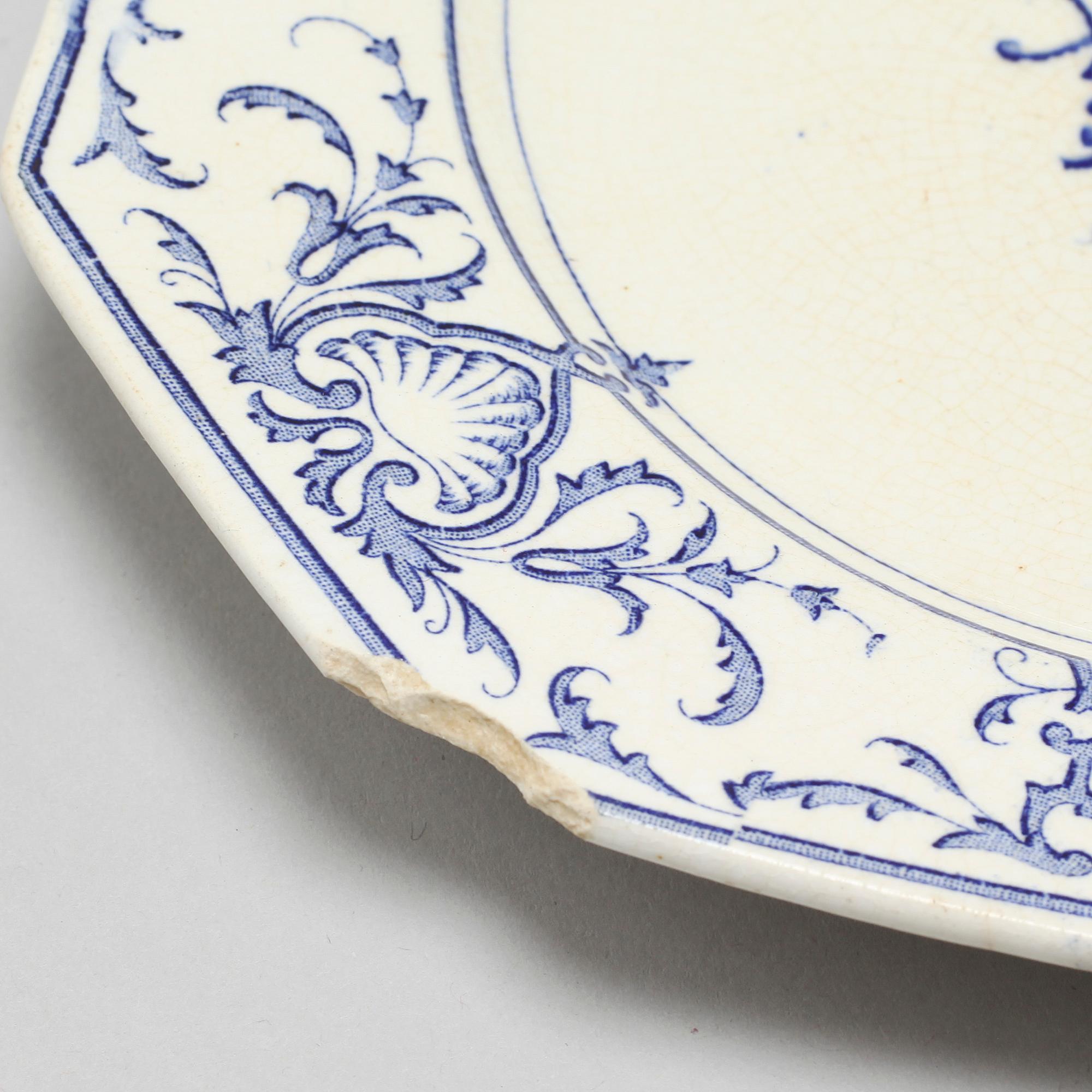 An earthenware tableware set of 78 pcs, "Arona" by Rörstrand, in production 1902-1910.