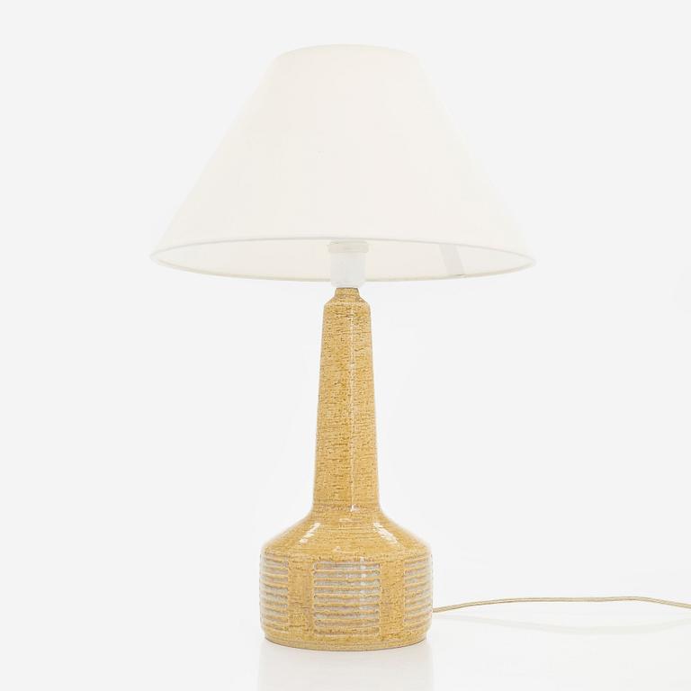 A stoneware table lamp, signed Palshus Danmark.