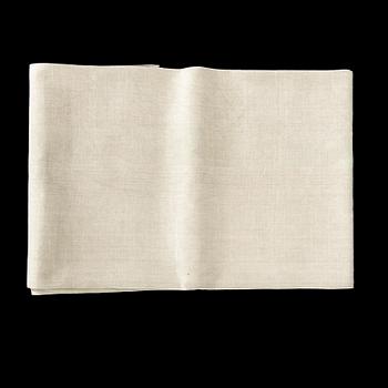 INGRID DESSAU, duk samt 12 servietter Nobel linne för Klässbols 1900-talets senare del.