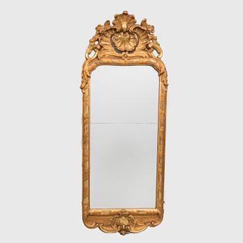 Mirror, Rococo, mid-18th century.