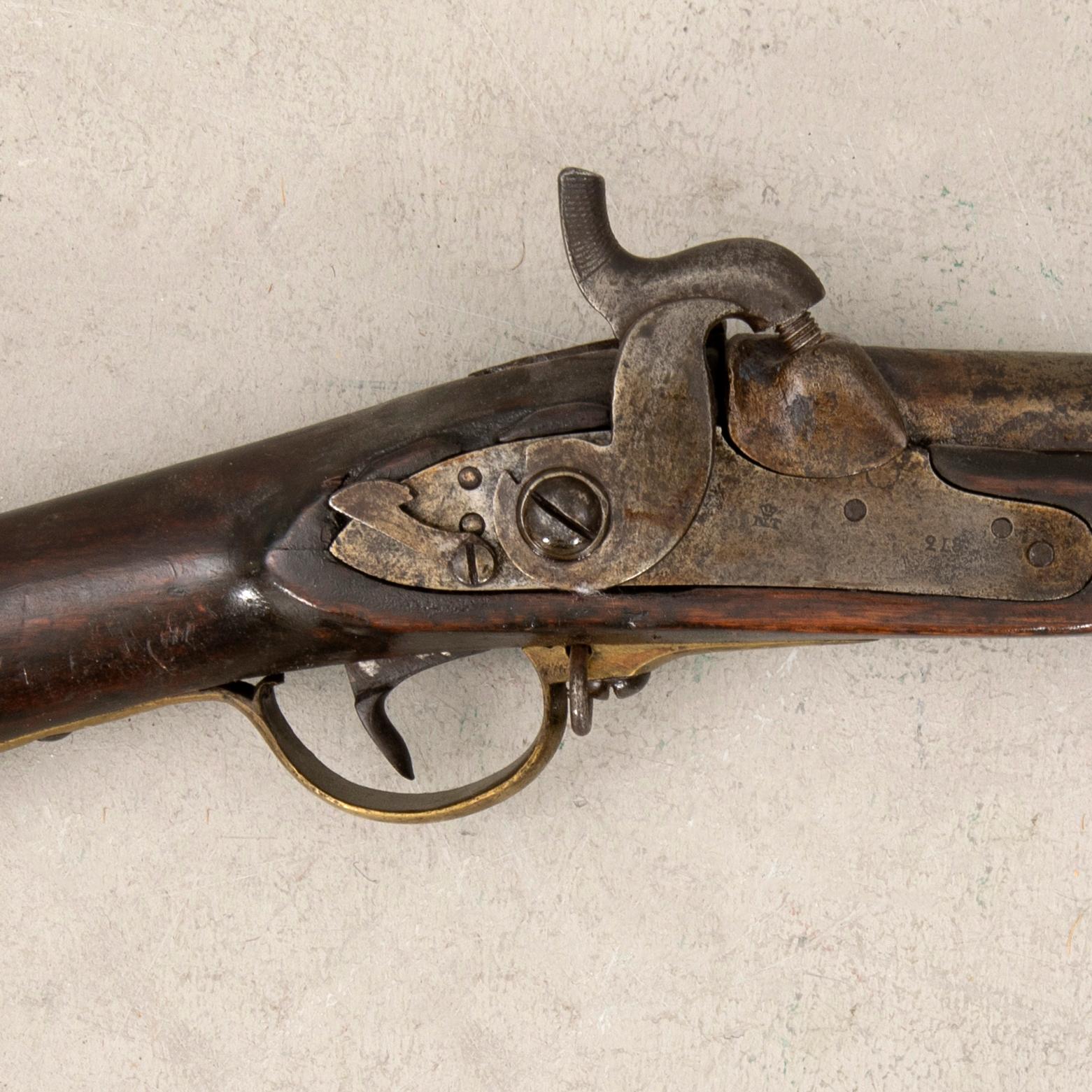 Lock rifle, Swedish, m/1845 modification.