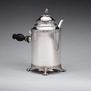 KAFFEKANNA, av Gustaf Hagström, Stockholm 1798. Gustaviansk.