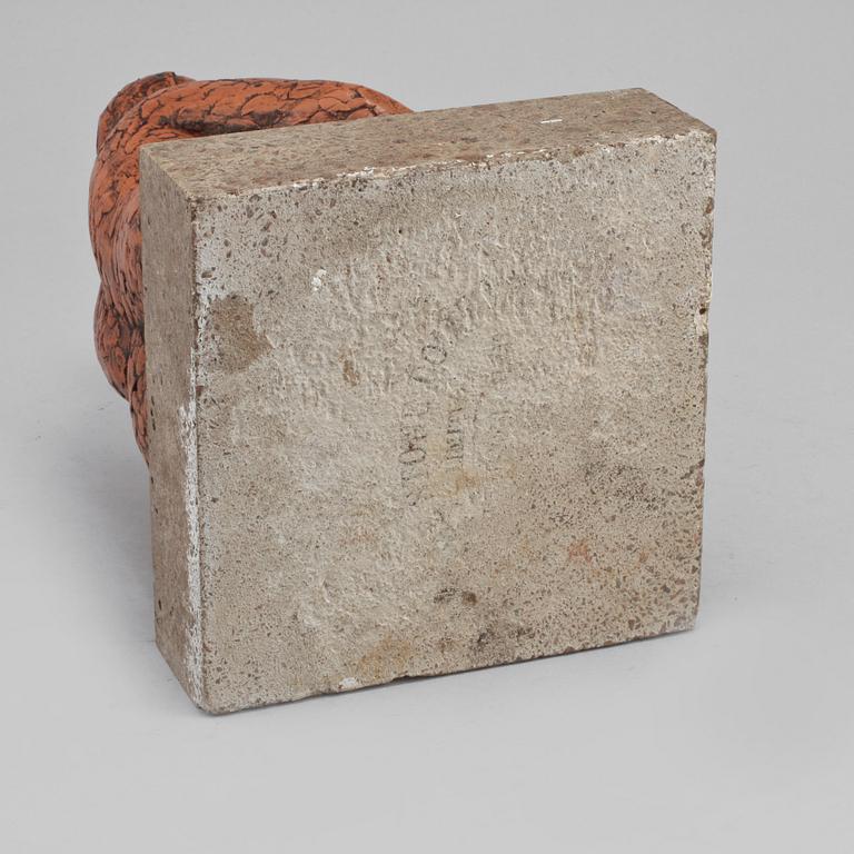 SKULPTUR, gjutmassa, signerad Hamlett? och numrerad 2/30?, 1900-tal.