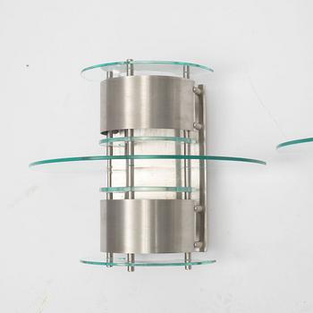 Louis Poulsen, a pair of model 'Mini Corona' wall lamps, Denmark.