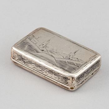 Dosa, silver, kontrollör Andrej  Antonowitsch Kowalskij, Moskva, Ryssland 1827-56.