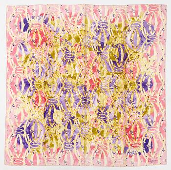 Cartier, a silk scarf.