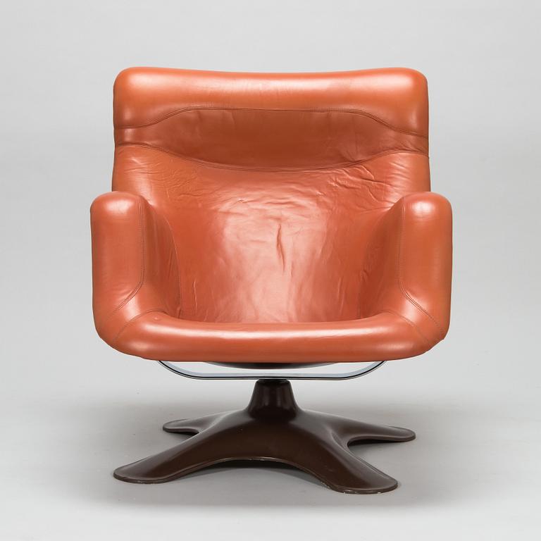 Yrjö Kukkapuro, A 1960's 'Carousel' armchair for Haimi Finland.