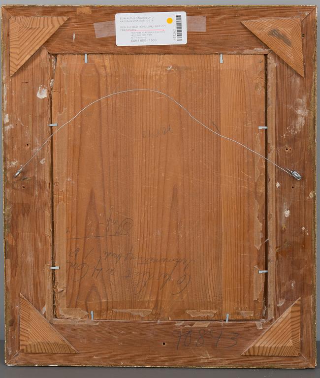 Elin Alfhild Nordlund, GATUVY FRÅN PARIS.