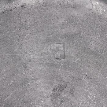 TALLRIKAR, 3 st, tenn, möjligen rokoko 1700-tal.