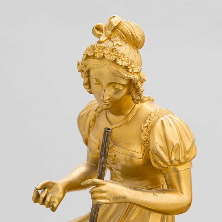 A late 19th Century French mantel clock.