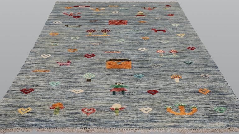 Rug, Kilim, approx. 236 x 171 cm.