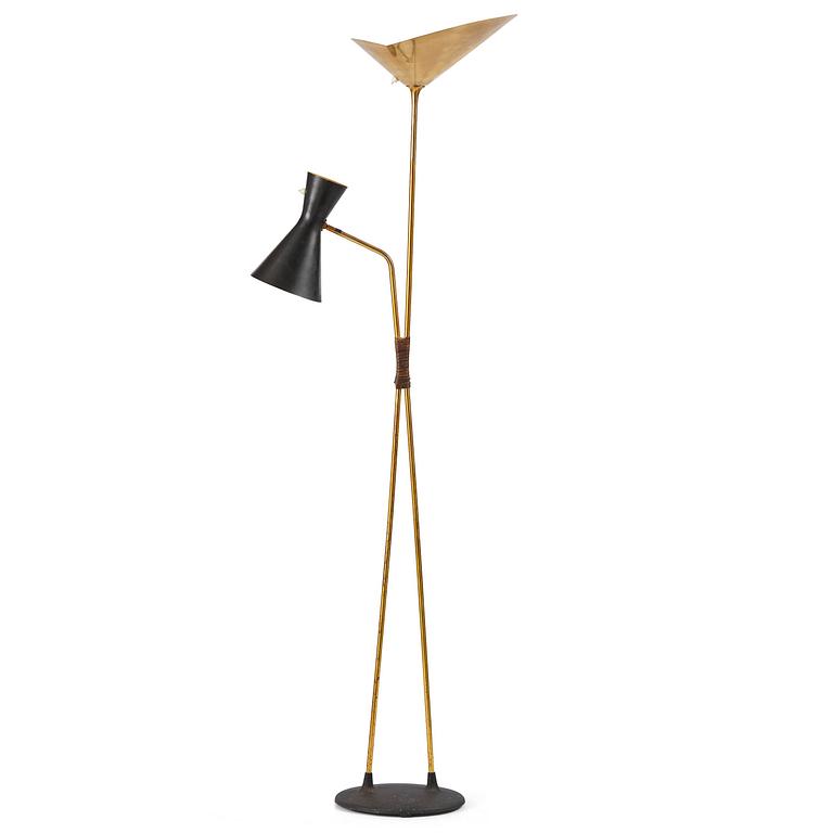 Asea, a Swedish Modern floor lamp model "E1781", Västerås, 1950s.