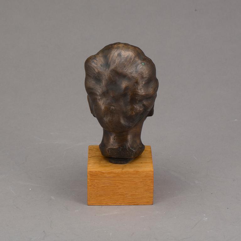 HELGE HÖGBOM, skulptur, brons, signerad.