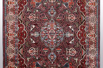 A carpet, Kashmar, ca 388 x 297 cm.