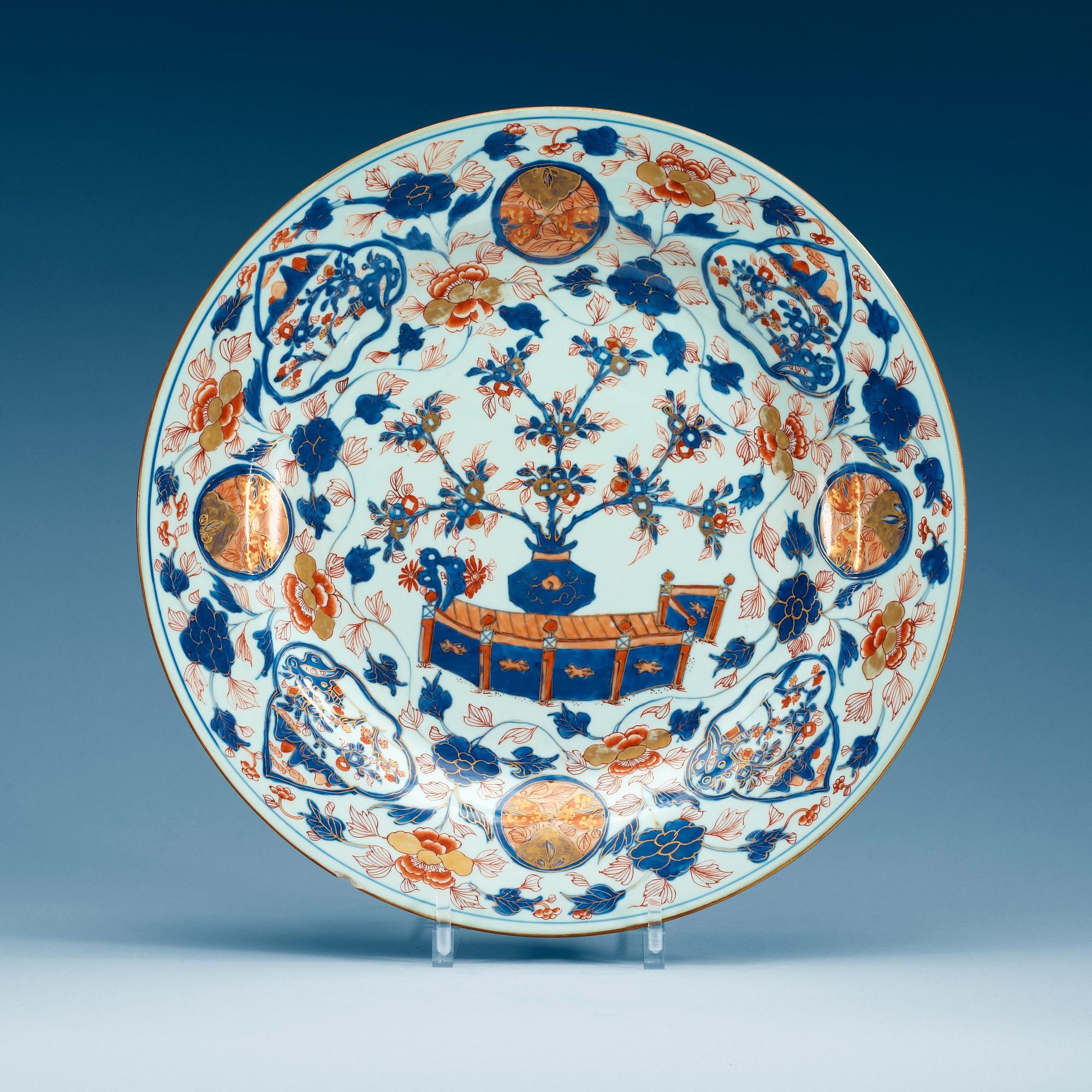 FAT, porslin. Qing dynastin, Kangxi (1662-1722).