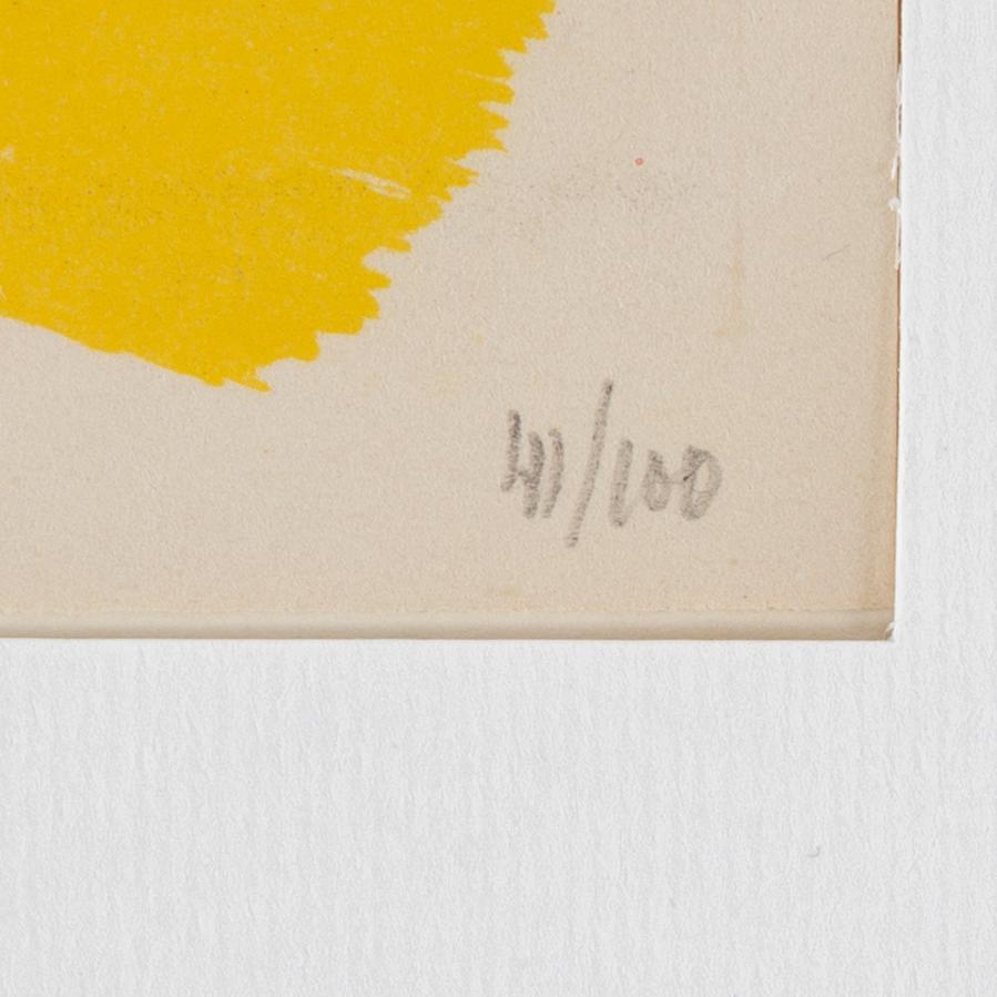 HANS HARTUNG, lithograph, signed in pencil and numbered 41/100.