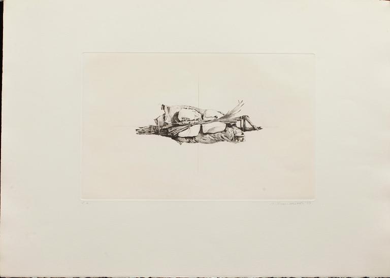 GERARD TITUS-CARMEL, 8 st, färglitografier och etsningar, sign, dat och numr.