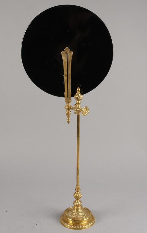 BORDSSPEGEL/LJUSPLÅT, nyrenässans, 1800-tal.