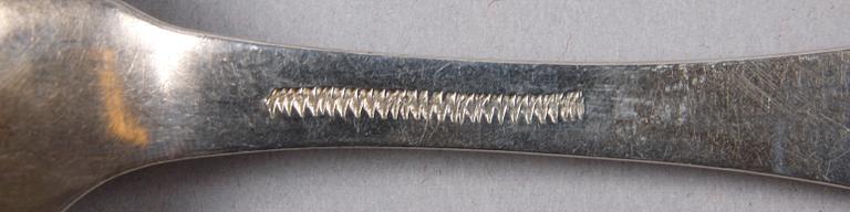 MATSKEDAR, 3 st, silver. 1700/1800-tal.
