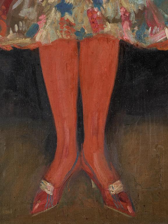 JAMES MONTGOMERY FLAGG, oil on canvas, signed James Montgomery Flagg and dated 1917.