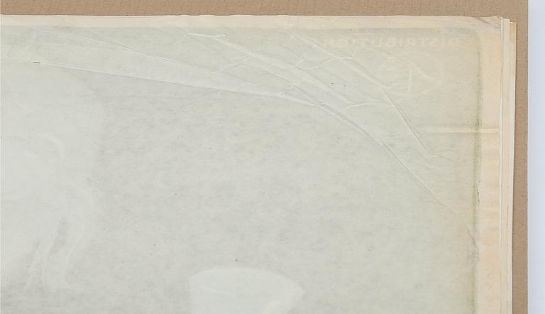 FILMAFFISCH, litografiskt tryck, "Landskamp", 1932.