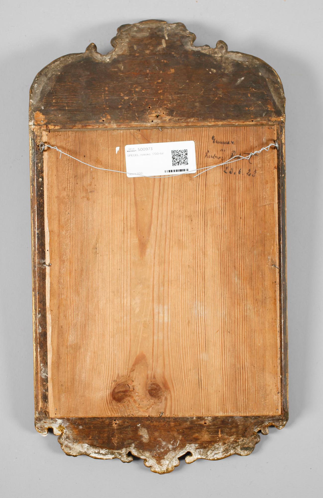 SPEGEL, rokoko, 1700-tal.