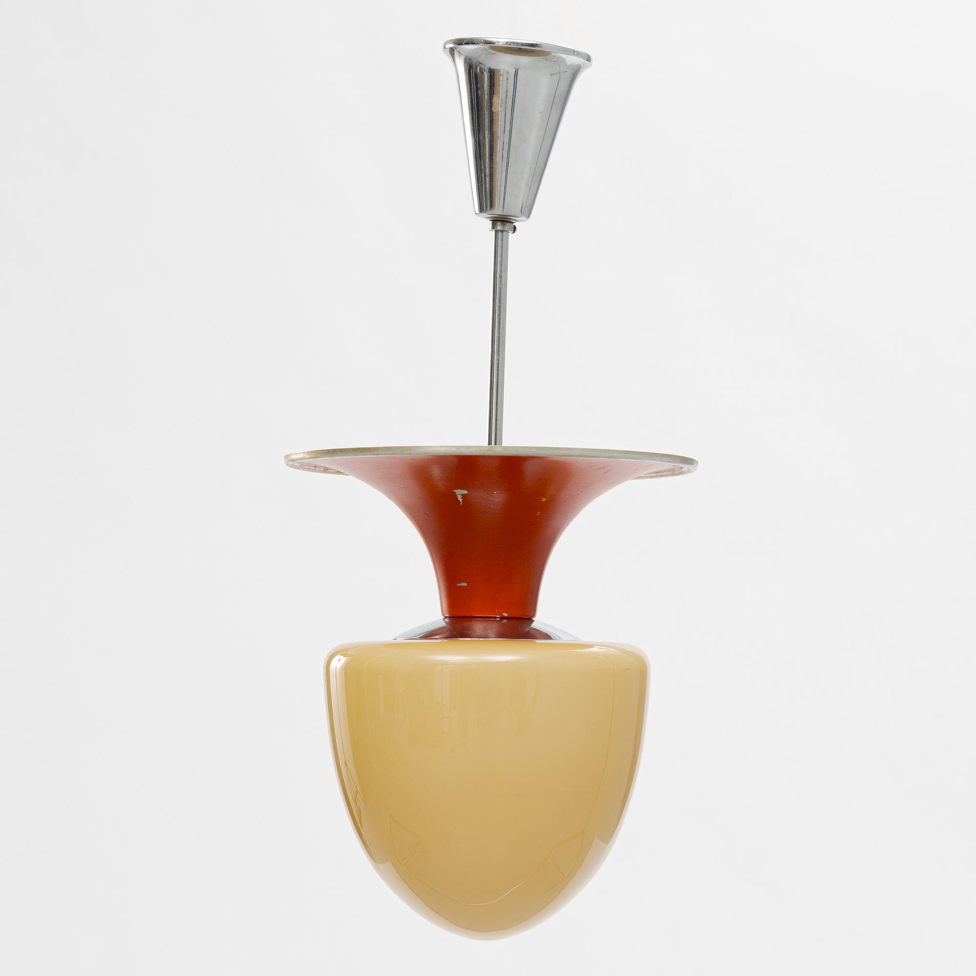 Erik Tidstrand, taklampa, Nordiska Kompaniet, 1930-tal.