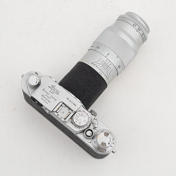 Leica IIIf, "Black Dial", no. 647484, 1952-53.