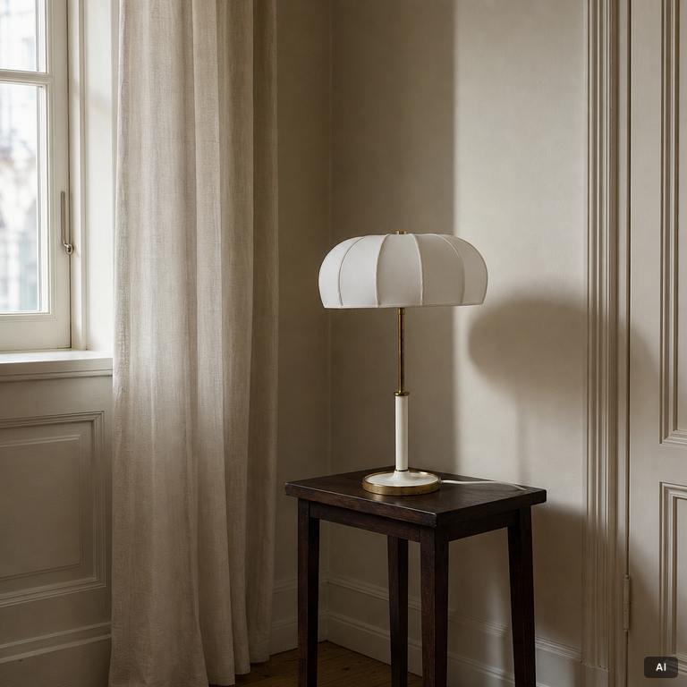 Josef Frank, bordslampa, modell G2466, Firma Svenskt Tenn.