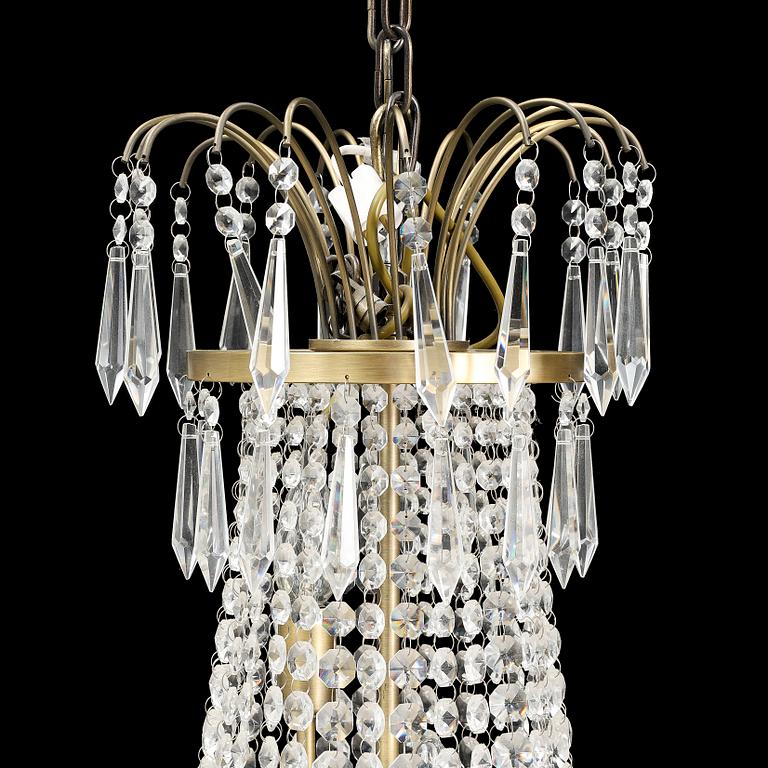 A Gustavian style chandelier, 21st Century.