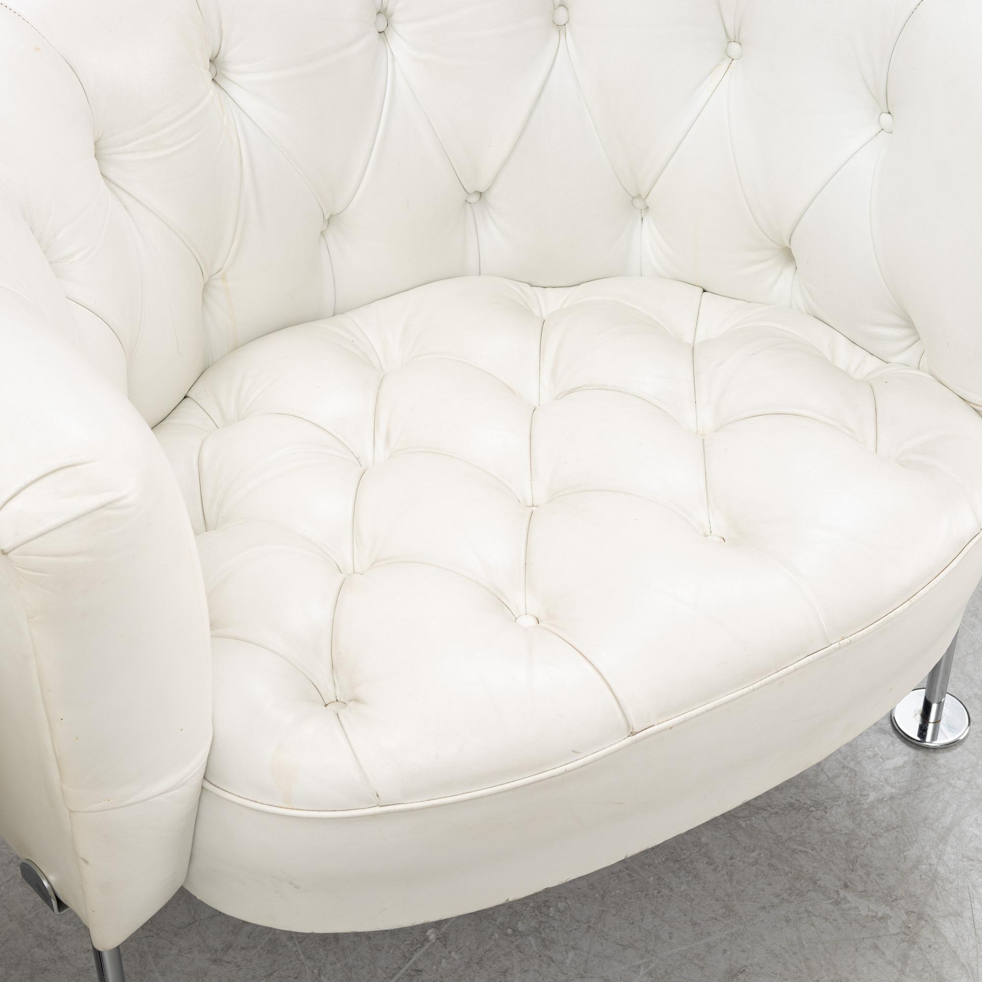 Trix & Robert Haussmann, a pair of armchairs, RH 310, De Sede, 1960s.