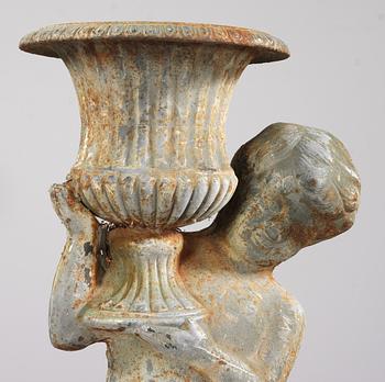 TRÄDGÅRDSURNA, gjutjärn, 1900-tal.