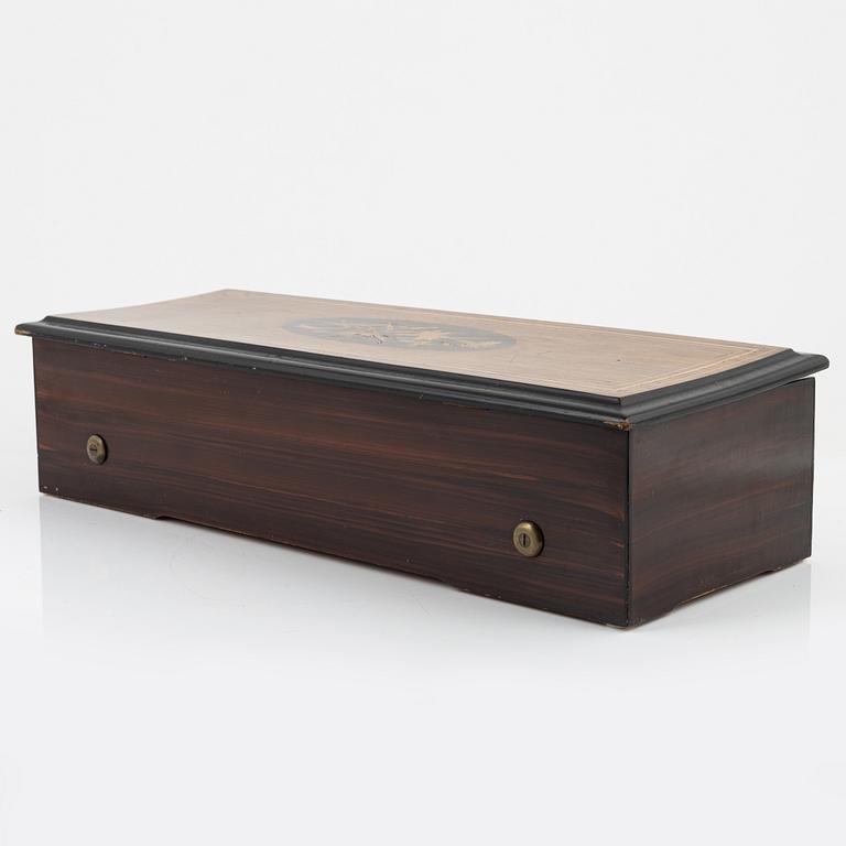 A musical box, Ste. Croix, Schweiz, late 19th Century.