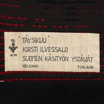 Kirsti Ilvessalo, rya, modell för Finska handarbetets vänner. Ca 143x102 cm.