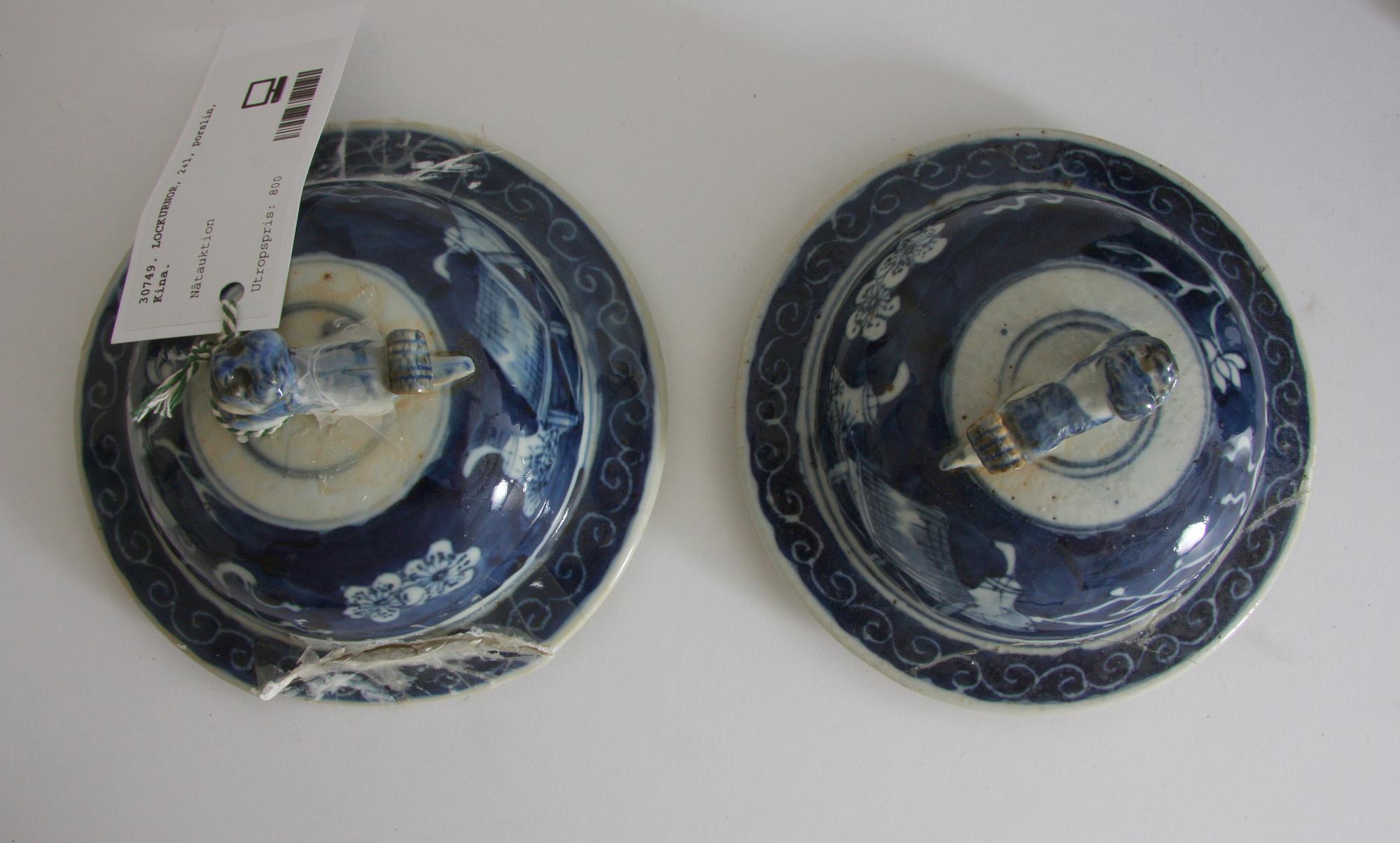 LOCKURNOR, 2+1, porslin, Kina.