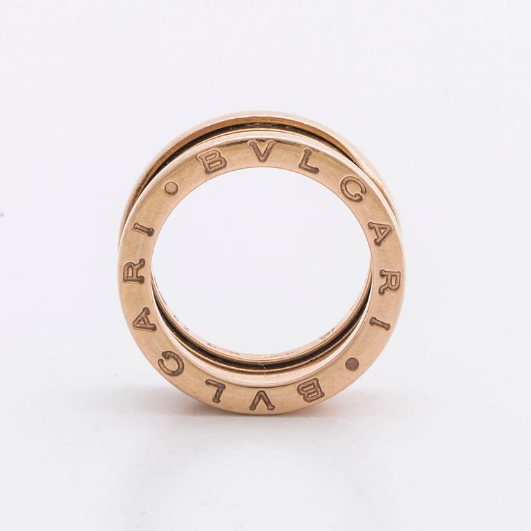 BVLGARI RING, 18K guld, B.zero 1 collection, original etui.