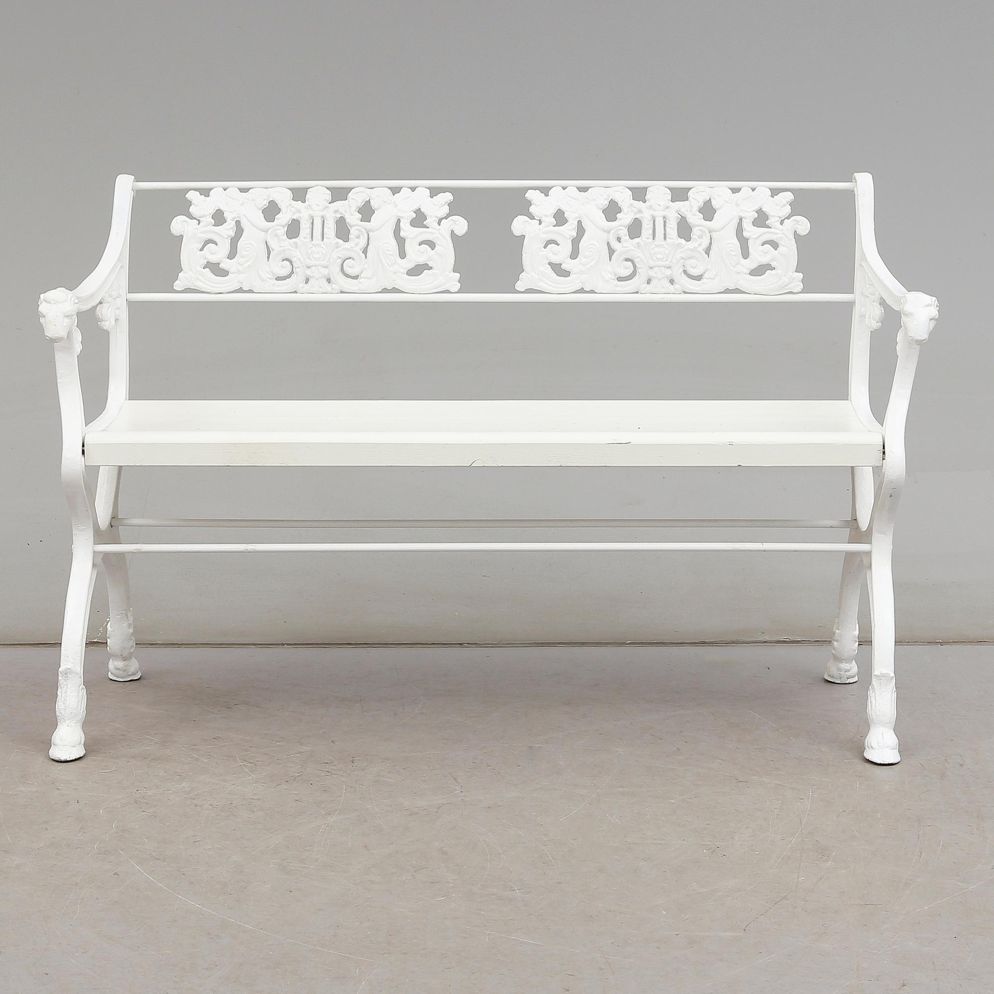 PARKBÄNK, efter design av Karl Friedrich Schinkel, 1900-tal.