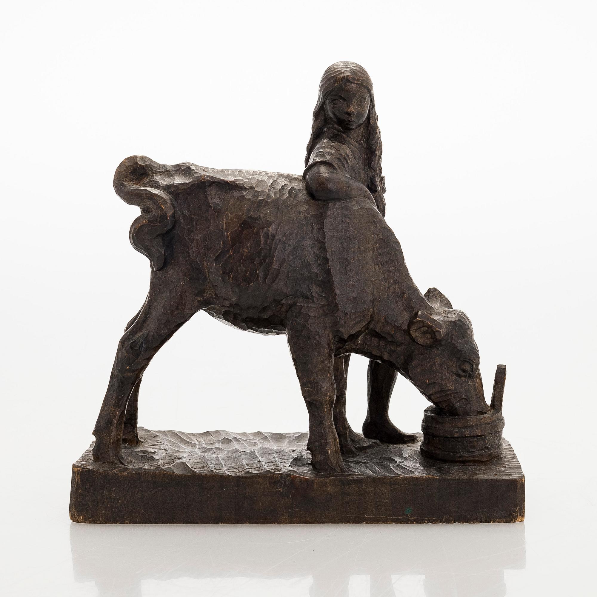 Elias Ilkka, Tyttö ja lehmä.