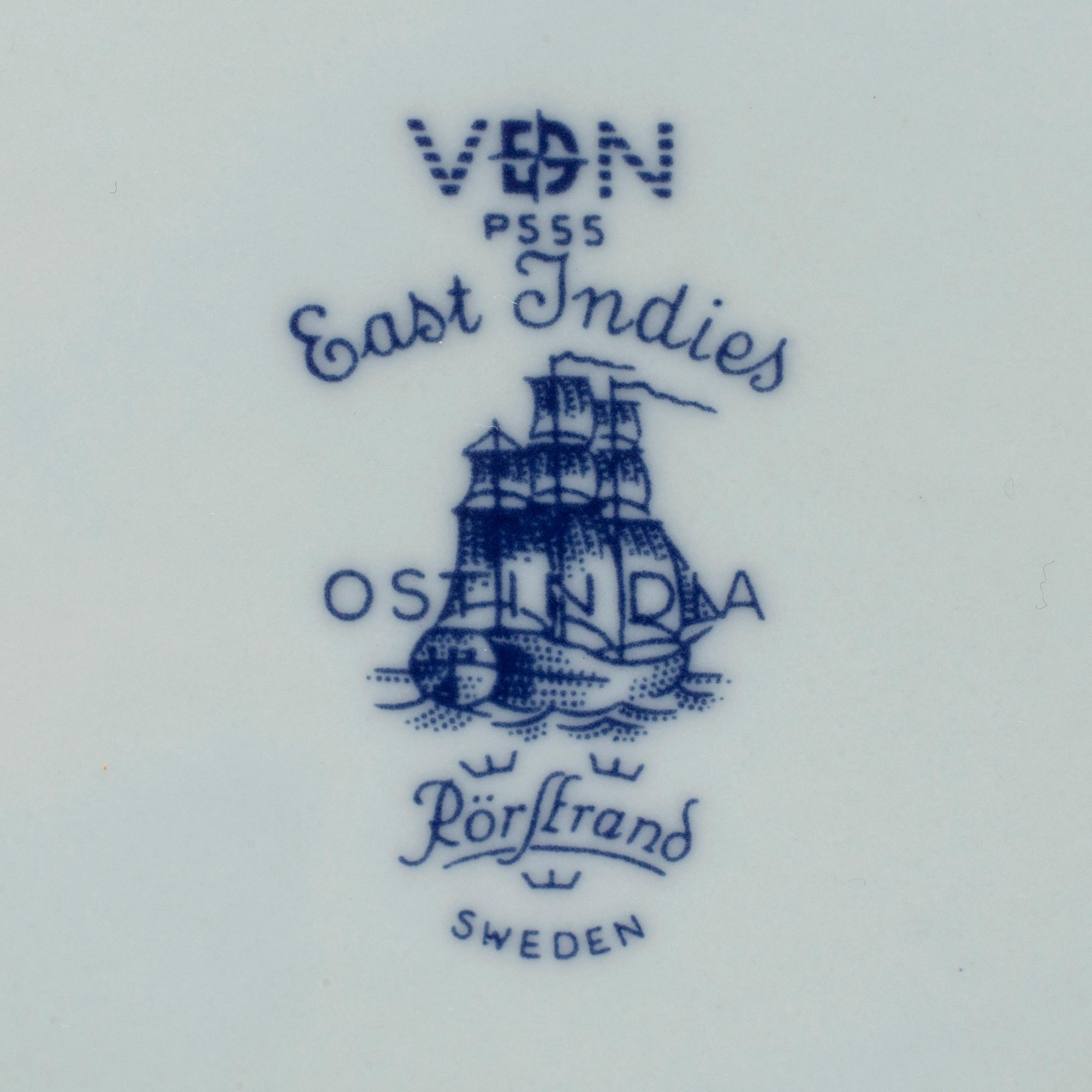 A 38-piece porcelain tea and coffee set 'East Indies', Rörstrand.