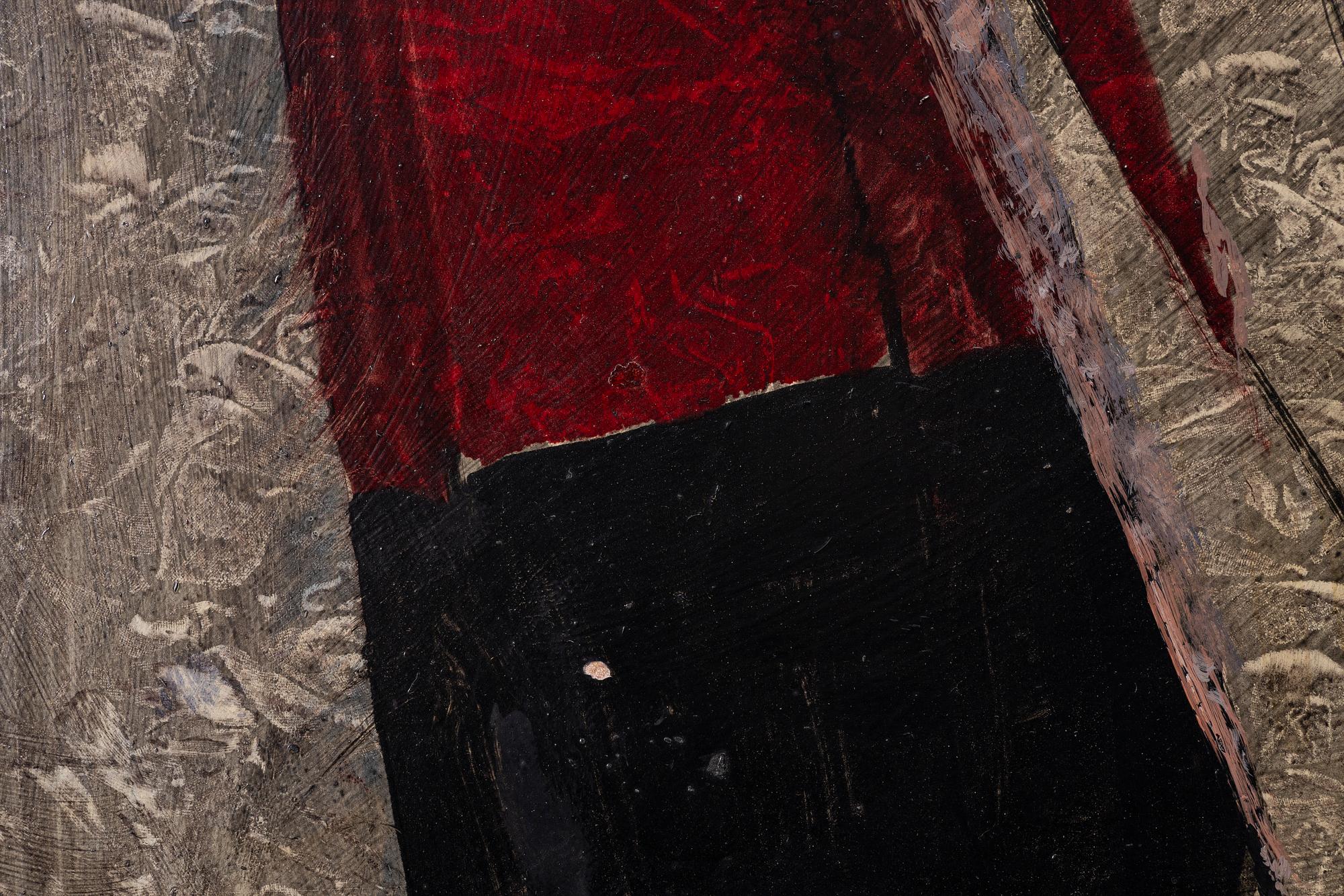 Richard Wiesner, Sittande modell.