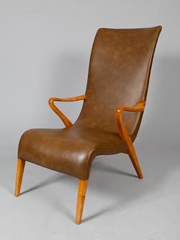 VILFÅTÖLJ, Axel Larsson, Svenska Möbelfabriken, 1940/50-tal.