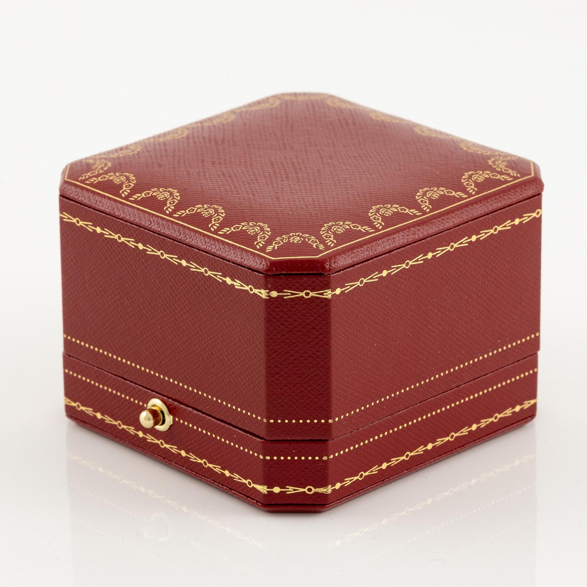 A Cartier "Trinity" ring 18K gold in three colours.