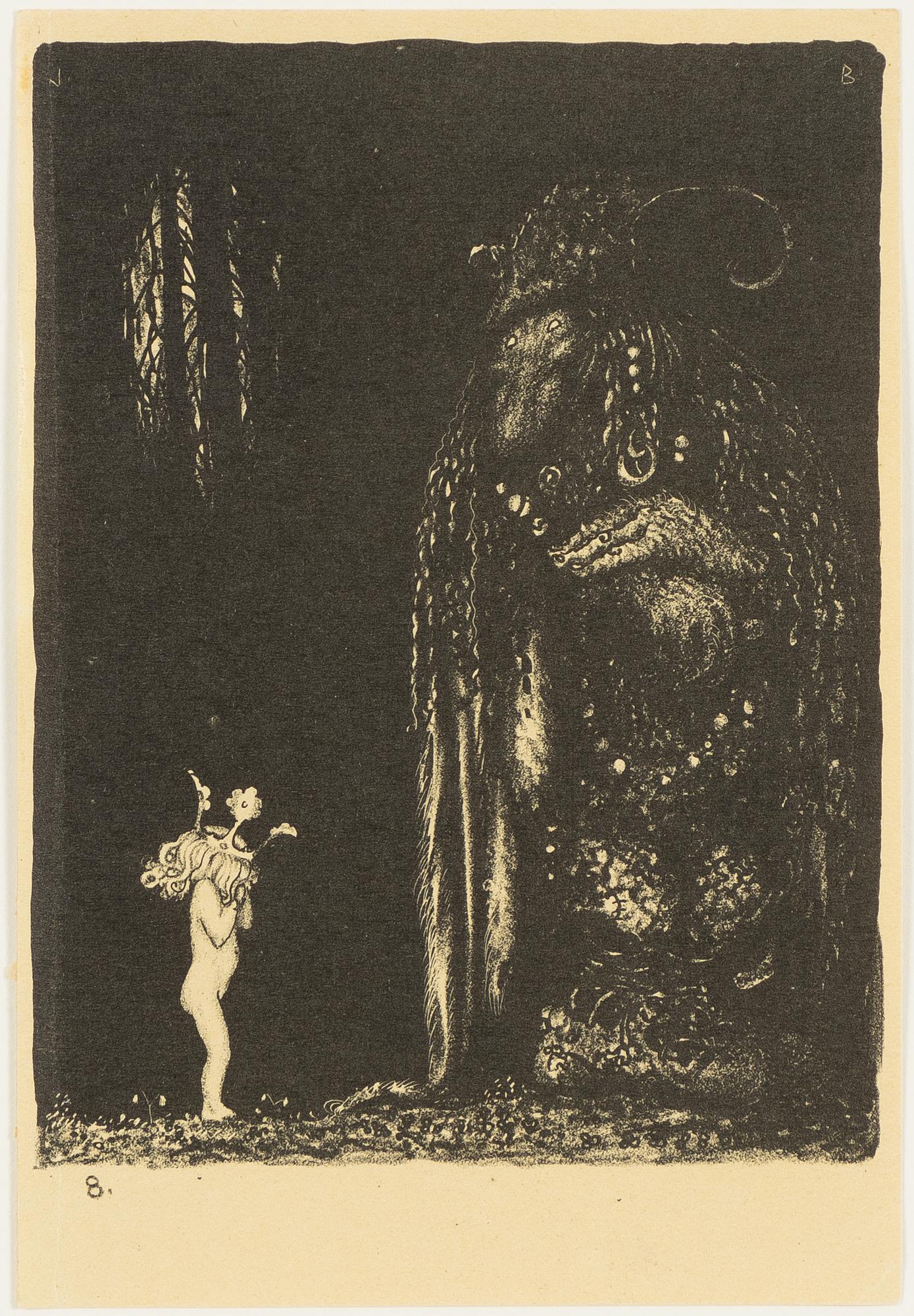 John Bauer, "En sådan eländig liten bleknos, sa Trollet".