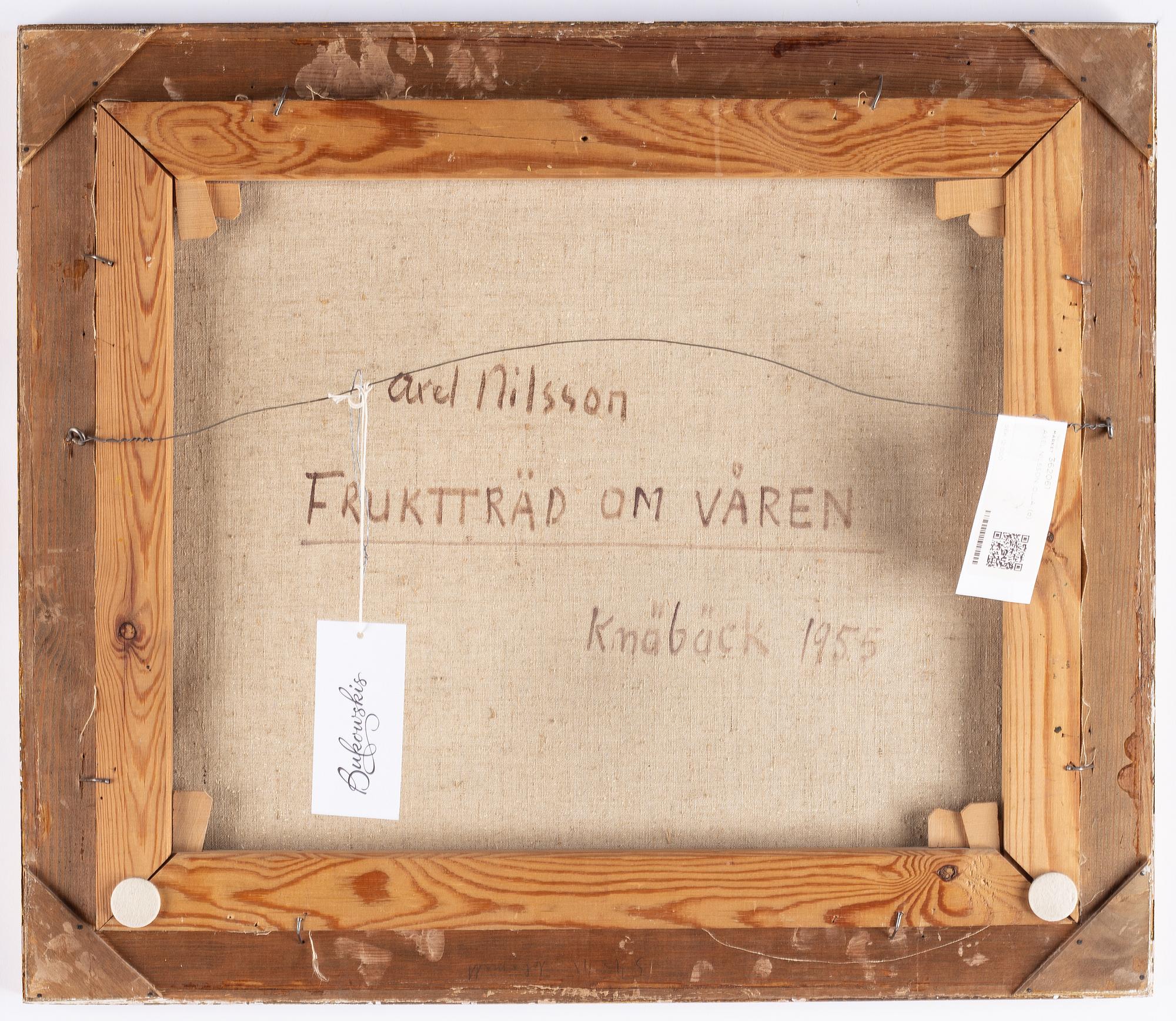 Axel Nilsson, oil on canvas, signed.