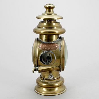 FOTOGENLYKTOR, 2 st, mässing, 18/1900-tal.