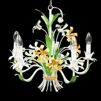 A pair of Italian ceiling lights, second half of the 20th Century.