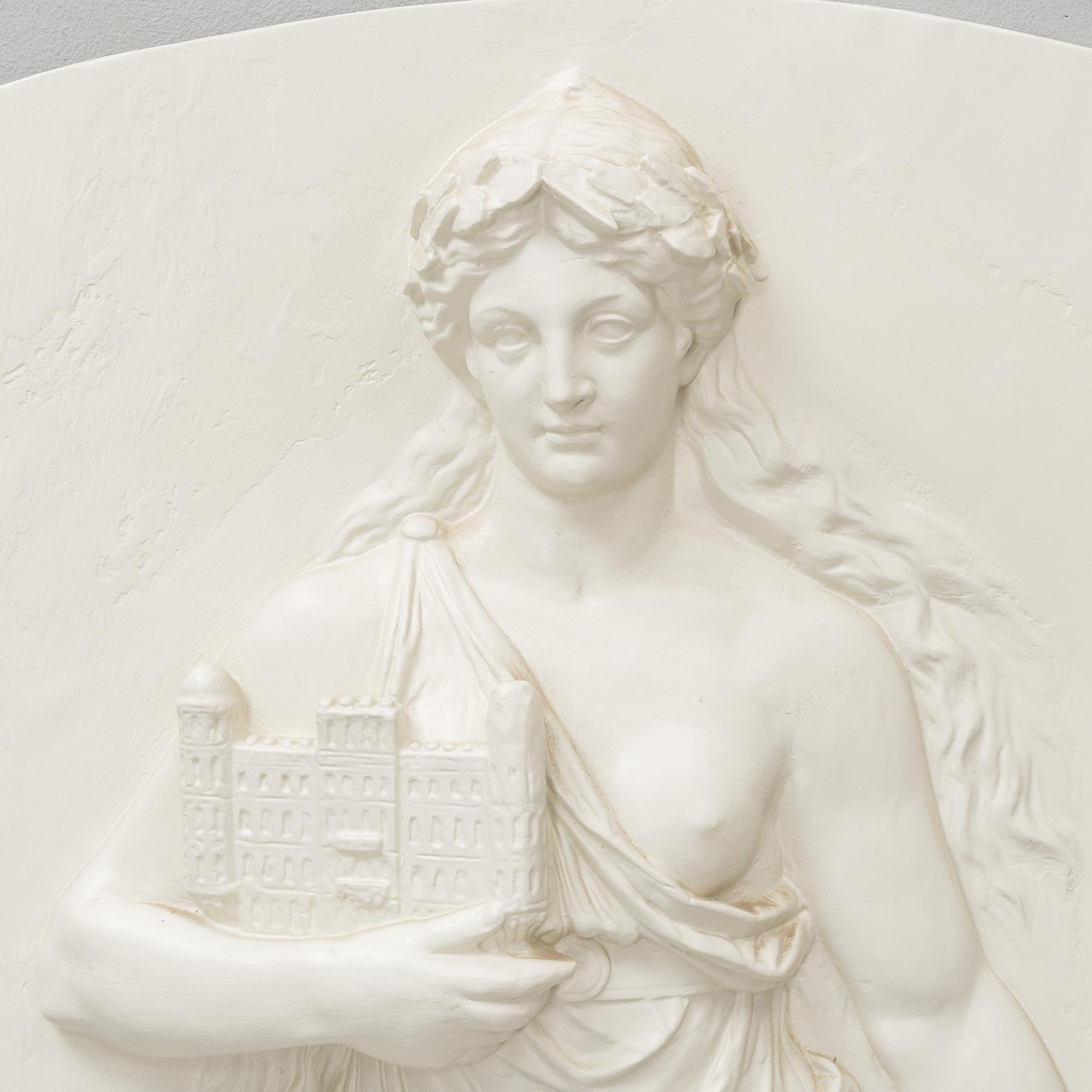 A plaster relief, first half of the 20th Century.