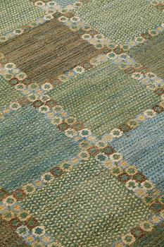 Barbro Nilsson, A carpet, "Gröningen", knotted pile, ca 241-241,5 x 170,5-173,5 cm, signed AB MMF BN.